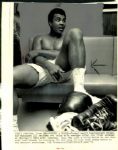 1970-71 Muhammad Ali Behind the Scenes 8" x 10" Photo - Lot of 2
