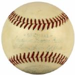 1955 Stan Jok Chicago White Sox Home Run Baseball - His Only Major League Homer From Former Cubs Bat Boy - MEARS LOA