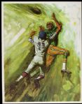 1970s Green Bay Packers 11 x 14 Oil Print - Lot of 8