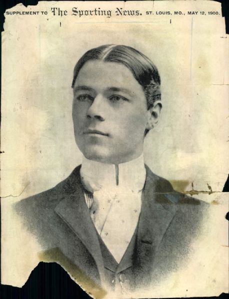 1900 Bill Dinneen Boston Beaneaters "The Sporting News Collection Archives" Original 7" x 9.5" Photo (Sporting News Collection Hologram/MEARS Photo LOA)