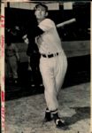 1941 Ted Williams Boston Red Sox "The Sporting News Collection Archives" Original 6.5" x 9.5" Photo (Sporting News Collection Hologram/MEARS Photo LOA)