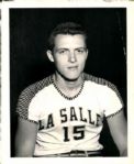 1954-56 Tom Gola La Salle Explorers "SPORT Magazine Collection Archives" Original Photos (MEARS Photo LOA) - Lot of 4