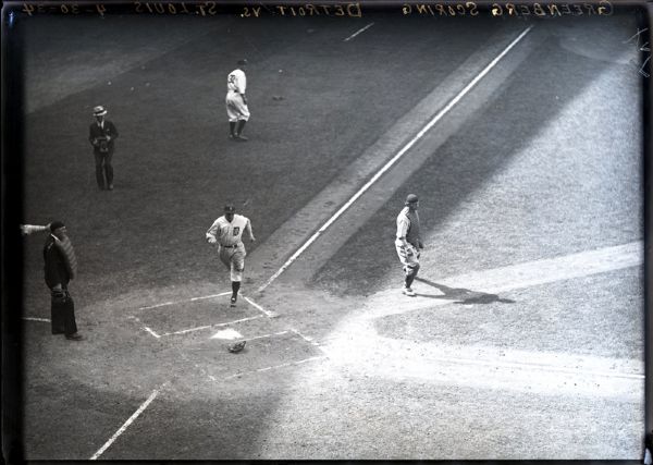 1934-38 Detroit Tigers Glass & Acetate File Negative (The Detroit News Hologram/MEARS Auction LOA) - Lot of 5