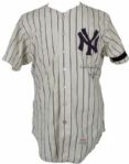 1977 Reggie Jackson New York Yankees Game Worn Home Jersey (MEARS A9)