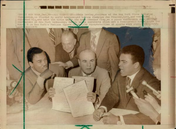 1963-78 circa Muhammad Ali "The Chicago Sun Times Archives" Original Photos (Chicago Sun Times Archive Hologram/MEARS Photo LOA) - Lot of 12