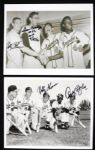 1950s Bobby Thomson Signed Photo - Lot of 4 - JSA