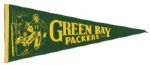 1950s Green Bay Packers Full Size 29" Football Pennant