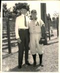 1948 Connie Mack Happy Chandler "The Sporting News Collection Archives" Original 8" x 10" Photo (Sporting News Collection Hologram/MEARS Photo LOA)