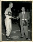 1943-44 circa Pete Gray St. Louis Browns Memphis Chickasaws "The Sporting News Collection Archives" Original 7" x 9" Photo (Sporting News Collection Hologram/MEARS Photo LOA)