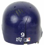 1993 Billy Spiers Milwaukee Brewers Game Worn Helmet - MEARS 