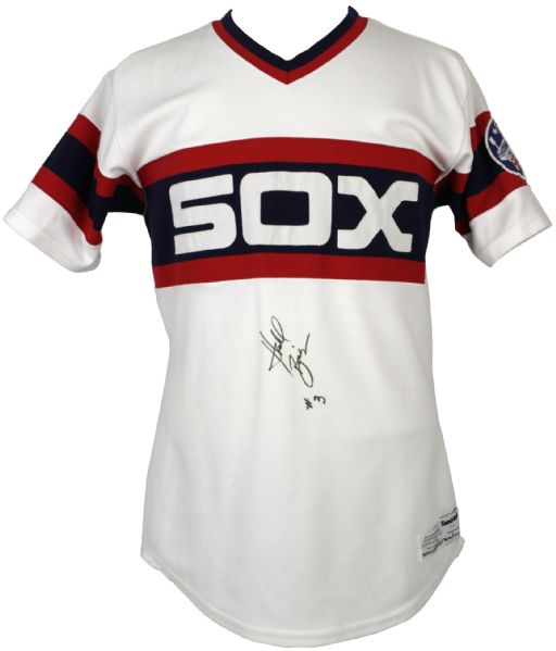 Lot Detail - 1985 Harold Baines Chicago White Sox Game Worn Home Jersey  (MEARS A10)