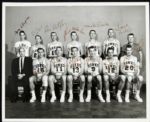 1957-58 St. Louis Hawks Team Signed Photograph "The Sporting News Collection Archives" Original Photo (Sporting News Collection Hologram/MEARS Photo LOA)