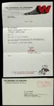 1979 Elroy "Crazylegs" Hirsch Wisconsin Badgers Signed Letter - MEARS 