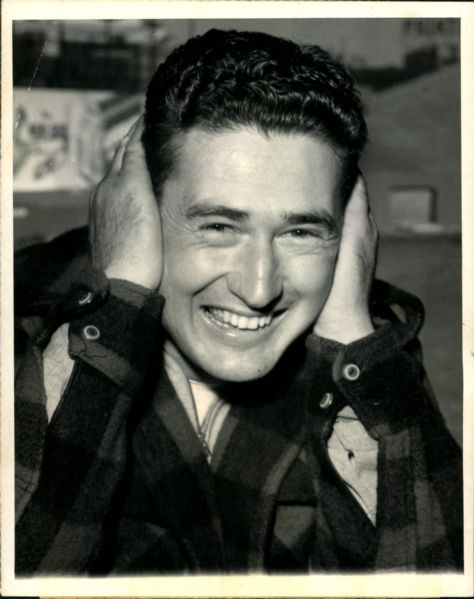 1940s circa Ted Williams Boston Red Sox "The Sporting News Collection Archives" Original 7" x 9" Photo (Sporting News Collection Hologram/MEARS Photo LOA)
