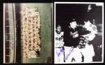 1950s Milwaukee Braves Signed Photo - Lot of 10 - JSA