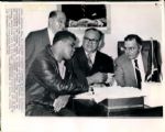 1965-67 Cassius Clay / Muhammad Ali The Chicago Sun Times Archives Original Photos (Chicago Sun Times Hologram/MEARS Photo LOA) - Lot of 12