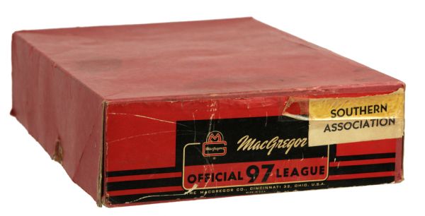 Collection of Game Used Baseballs In Original MacGregor Sporting Goods Box - Lot of 5 Baseballs 