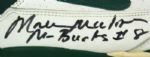 1922-93 Moses Malone Milwaukee Bucks Game Worn Signed Shoes - MEARS & JSA 