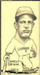 1925-35 Charley Grimm Chicago Cubs TSN Original Illustration Artwork (Sporting News Collection Hologram/MEARS LOA) Unique, 1:1 - Lot of 2