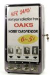 1940-50s Oaks Card Vending Machine with Oakland Oaks Baseball Cards - PCL