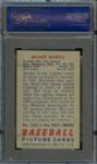 1951 Bowman Yankees Mickey Mantle Rookie #253 PSA VG-EX 4