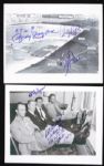 1950s Milwaukee Braves Signed Photo - Lot of 10 - JSA
