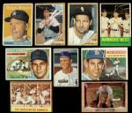 1951-63 Topps & Bowman Cards - Lot of 14 w/ (5) Mickey Mantle Ted Williams 1951 Bowman Nellie Fox RC 1953 Yogi Berra