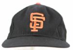 1980s San Francisco Giants New Era Game Worn Hat - MEARS LOA