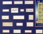 1969 Chicago Cubs Team Signed Display With 47 Signatures - JSA 