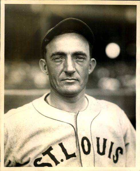 1920-26 Dixie Davis St. Louis Browns Charles Conlon "TSN Collection Archives" Original 8" x 10" Generation 1 Photo (Sporting News Collection Hologram/MEARS Photo LOA)