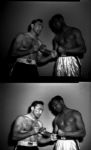 1958 Sugar Ray Robinson Joe Louis Carmen Basilio Original Acetate File Negative (Chicago Sun Times Hologram/MEARS Auction LOA) - Lot of 22