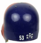 1980-87 Charlie Lea Montreal Expos Game Worn Batting Helmet - MEARS 