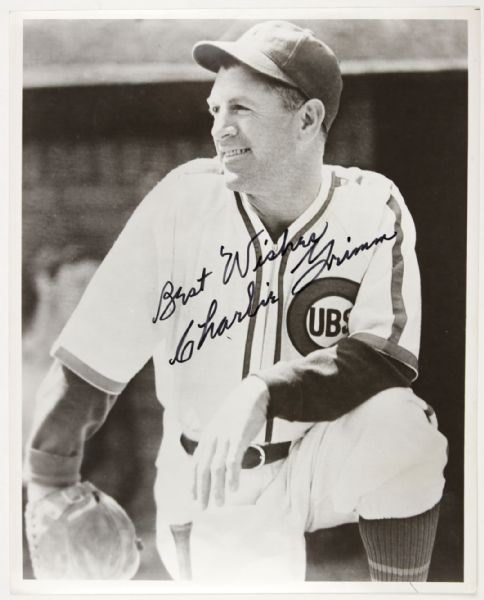Charlie Grimm Milwaukee Braves Signed Photo - Lot of 5 - JSA