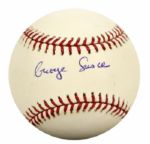 1950s-60s Milwaukee Braves Single Signed ONL Baseball Lot - 9 Signatures - JSA 