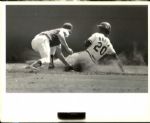 1966-77 Lou Brock St. Louis Cardinals The Sporting News Collection Archives Original Photos (Sporting News Collection Hologram/MEARS Photo LOA) - Lot of 5
