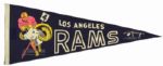 1950s Los Angeles Rams Full Size 29" Football Pennant