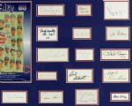 1969 Chicago Cubs Team Signed Display With 47 Signatures - JSA 