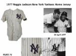 1977 Reggie Jackson New York Yankees Game Worn Home Jersey (MEARS A9)