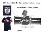 1976 Dennis Eckersley Cleveland Indians Game Worn Home Jersey (MEARS A10)