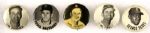 1940s - 50s PM10 Boston Red Sox Lot of (5) Pinback Buttons