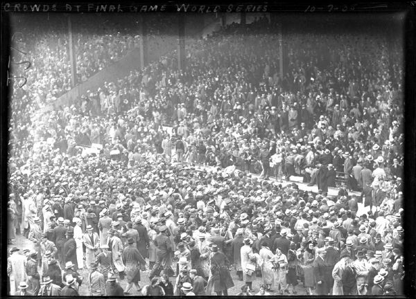 1935 World Series Crowd Glass File Negative (The Detroit News Hologram/MEARS Auction LOA)