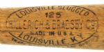 1922-27 Duffy Lewis H&B Louisville Slugger Professional Model Game Used Bat - Boston Red Sox - Salt Lake City PCL - New York Yankees (MEARS A7.5)