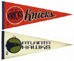 1970s NBA Pennant - Lot of 16 w/ Boston Braves Cincinnati Royals Baltimore Bullets 