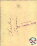 1925-35 Charley Grimm Chicago Cubs TSN Original Illustration Artwork (Sporting News Collection Hologram/MEARS LOA) Unique, 1:1 - Lot of 2