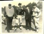 1929-39 Gabby Hartnett Chicago Cubs The Chicago Sun Times Archives Original Photos (Chicago Sun Times Hologram/MEARS Photo LOA) - Lot of 6