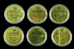 1964 Topps All Star Coins - Lot of 11 w/ Roberto Clemente Mickey Mantle Hank Aaron Willie Mays 
