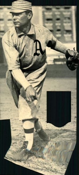 1901-17 circa Harry Davis Philadelphia Athletics Charles Conlon "TSN Collection Archives" Original 3.75" x 7.5" Generation 1 Photo (Sporting News Collection Hologram/MEARS Photo LOA)