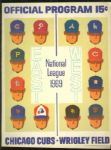 1969 Chicago Cubs Game Program Signed By Russ Meyer & Roy "Snipe" Hansen (PSA/DNA)