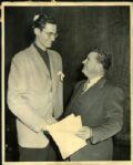 1948-56 George Mikan Minneapolis Lakers "The Sporting News Collection Archives" Original Photos (Sporting News Collection Hologram/MEARS Photo LOA) - Lot of 3