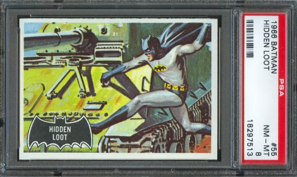 1966 Batman (Black) Hidden Loot #55 PSA NM-MT 8